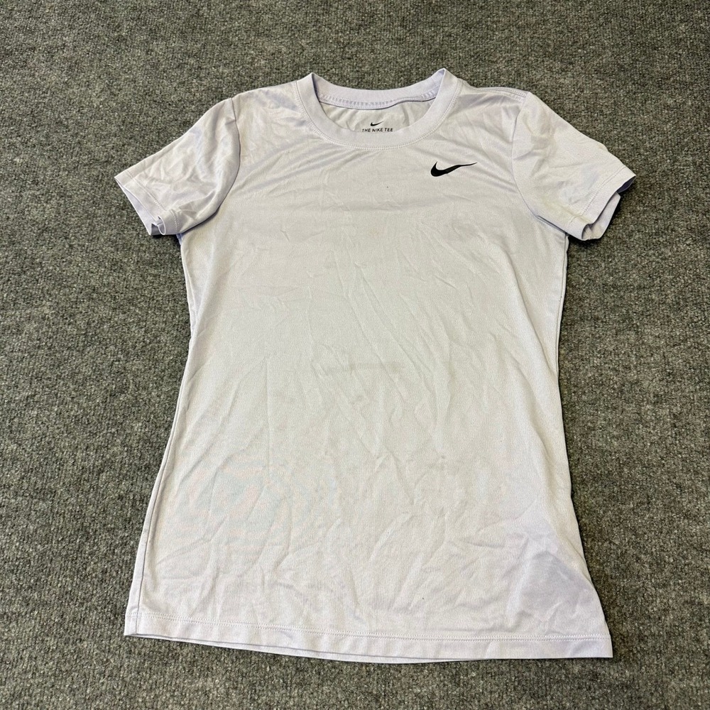 Nike T-Shirt Womens Size XS Purple Dri-Fit Short Sleeve Athletic Training Top